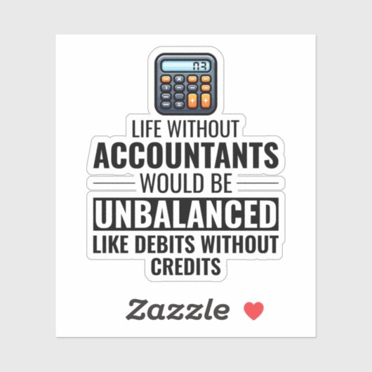 会計士会計簿記おもしろい費 シール (シート)