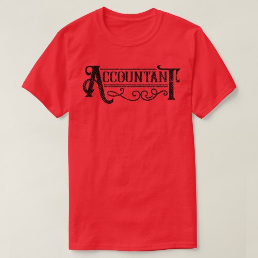 会計士会計19 Tシャツ (デザイン正面)