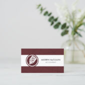 会計士会計 名刺 (スタンド正面)