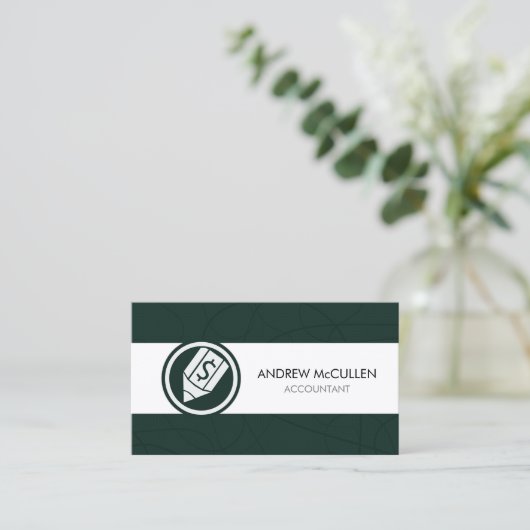 会計士会計 名刺 (スタンド正面)