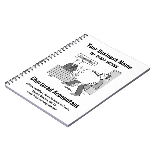 会計士又は会計士 ノートブック (左側)