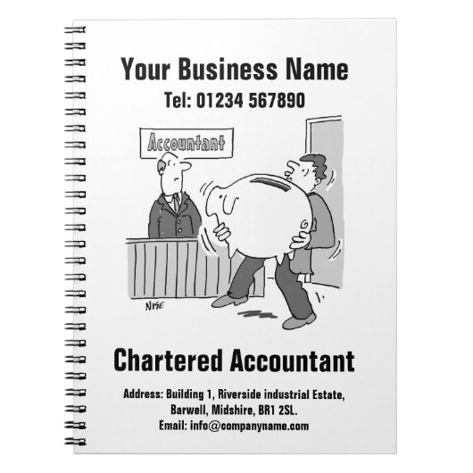 会計士又は会計士 ノートブック (正面)