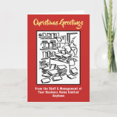 会計士又は公認会計士クリスマスカード シーズンカード (正面)
