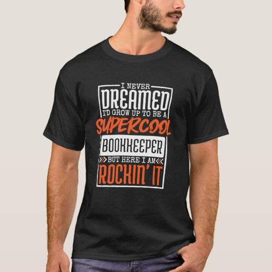 会計士向け簿記引用文 簿記 1 Tシャツ (正面)