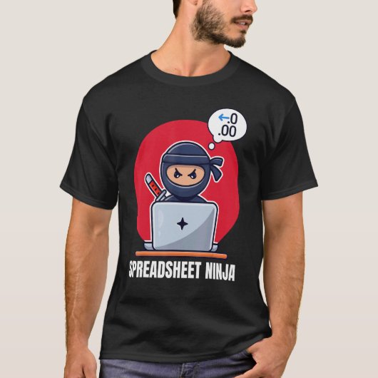 会計士忍者会計簿記係 Tシャツ (正面)