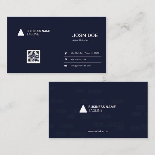 会計士業務 名刺 (正面/裏面)