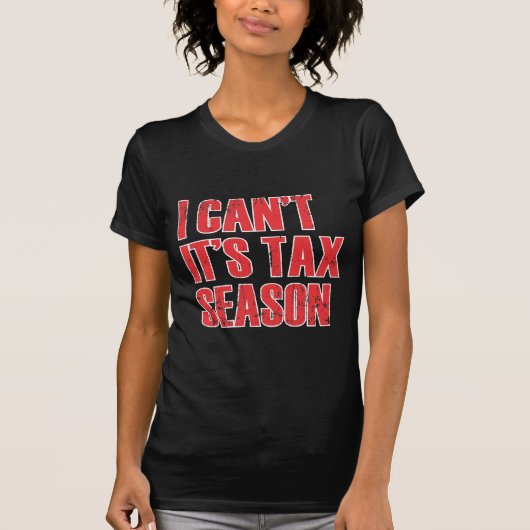 会計士税おもしろいシーズン引用文会計 Tシャツ (正面)