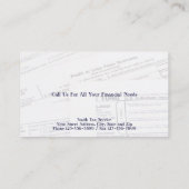 会計士税作成者名刺 名刺 (裏面)