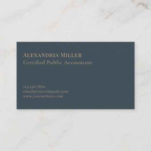 会計士税務プロフェッショナル 名刺 (正面)