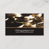 会計士簿記財務 名刺 (裏面)