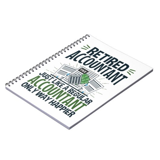 会計士退職したCPAおもしろい退職後の幸福 ノートブック (左側)