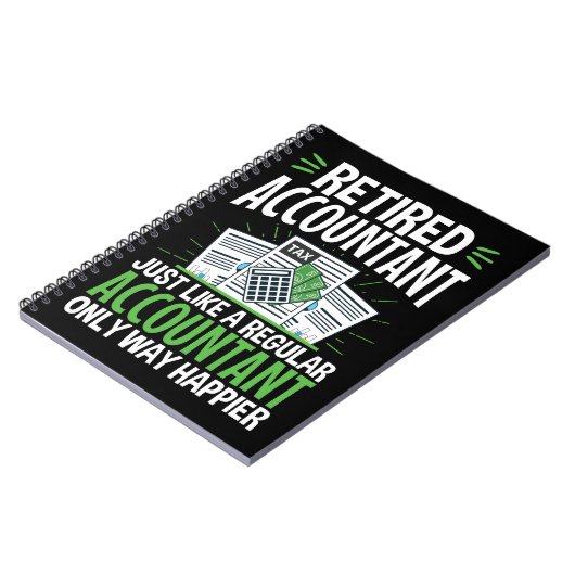 会計士退職したCPA退職後の幸せおもしろい ノートブック (左側)