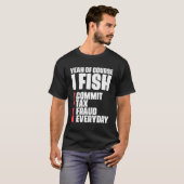 会計士魚簿記者差引税検査官 Tシャツ (正面フル)