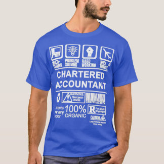会計士4 Tシャツ