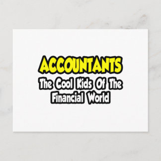 会計士…クール Kids of Financial World ポストカード