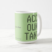 会計士 コーヒーマグカップ (正面右)