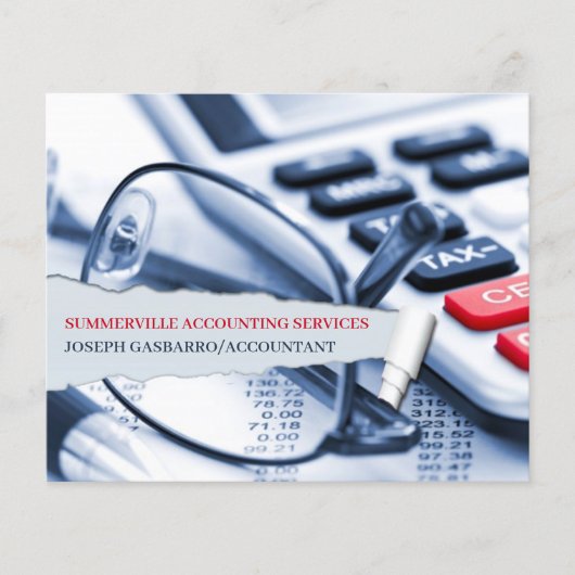 会計士 チラシ (正面)