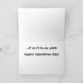 会計士 |バレンタイン |ロマンチック |カスタマイズ シーズンカード (内部)