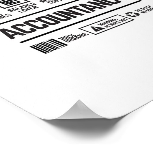 会計士 ポスター (角)