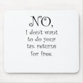 会計士 マウスパッド (正面)