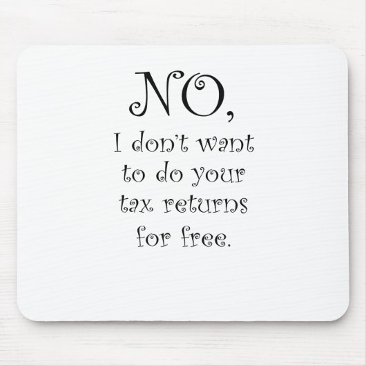 会計士 マウスパッド (正面)