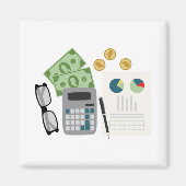 会計士 マグネット (正面)