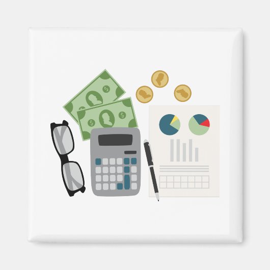 会計士 マグネット (正面)