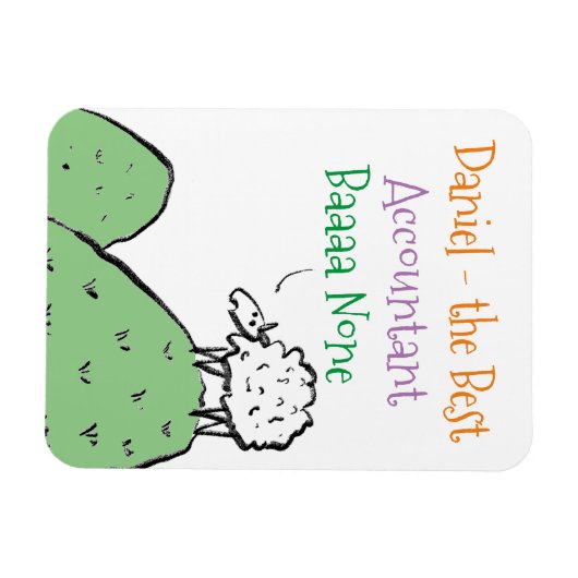 会計士 マグネット (横)