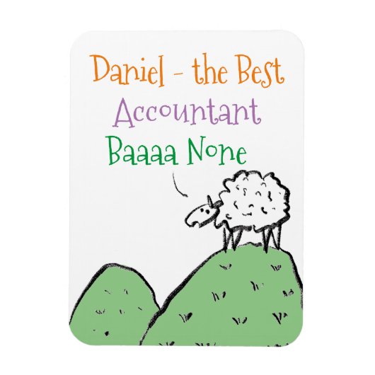 会計士 マグネット (縦)