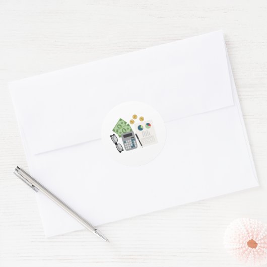 会計士 ラウンドシール (封筒)