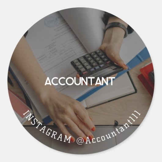 会計士 ラウンドシール (正面)