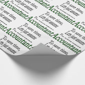 会計士 ラッピングペーパー (角)