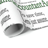 会計士 ラッピングペーパー (ロールコーナー)