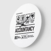 会計士 ラージ壁時計 (傾斜)