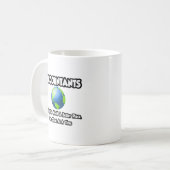 会計士…世界をよりよい場所にする コーヒーマグカップ (正面左)