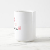 会計士、会計、おもしろいプロフェッショナル コーヒーマグカップ (中央)