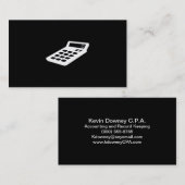 会計士 名刺 (正面/裏面)