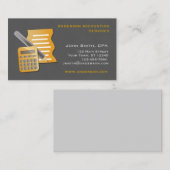 会計士 名刺 (正面/裏面)