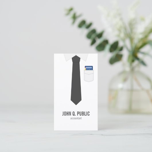 会計士 名刺 (スタンド正面)