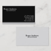会計士-名刺 名刺 (正面/裏面)