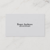 会計士-名刺 名刺 (裏面)