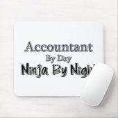 会計士(日別)、忍者(夜別) マウスパッド (マウス)