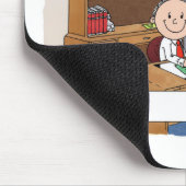 会計士、男性 – 漫画パーソナライズされたギフト マウスパッド (コーナー)