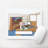 会計士、男性 – 漫画パーソナライズされたギフト マウスパッド (マウス)