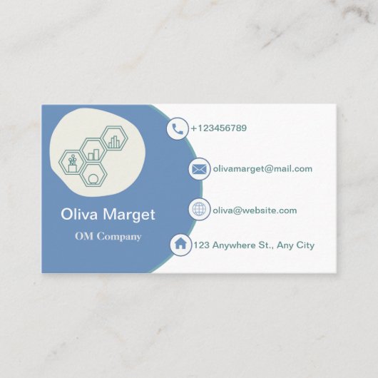 会計士/監査人/簿記人/名刺 名刺 (正面)