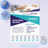 会計士 確定申告 引きちぎるチラシ テンプレート チラシ (シングル)