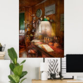 会計士 – 税シーズンの再開 ポスター (ホームオフィス)