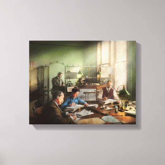 会計士 – The- Bookkeeping dept 1902 キャンバスプリント (正面)