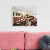 会計士 – Workaholic 1923 キャンバスプリント (インサイチュ (リビング))