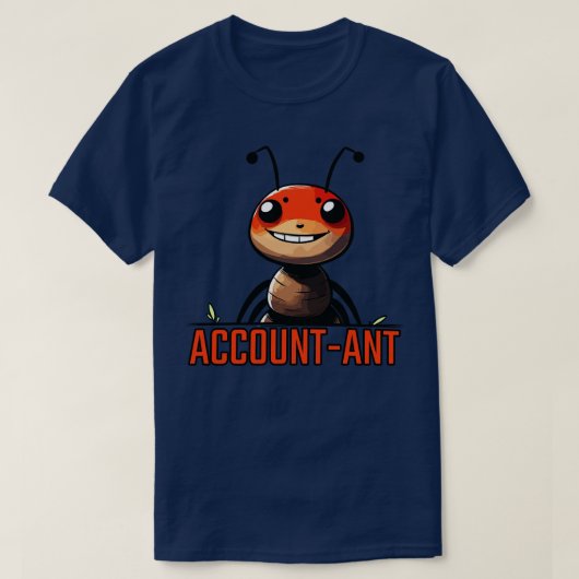会計士Ant Tシャツ (デザイン正面)